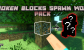 Broken Blocks Spawn Mobs