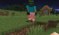Zombi, Domuz ve Havuç Minecraft'ta
