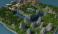 Survival Floating Islands with Canyons