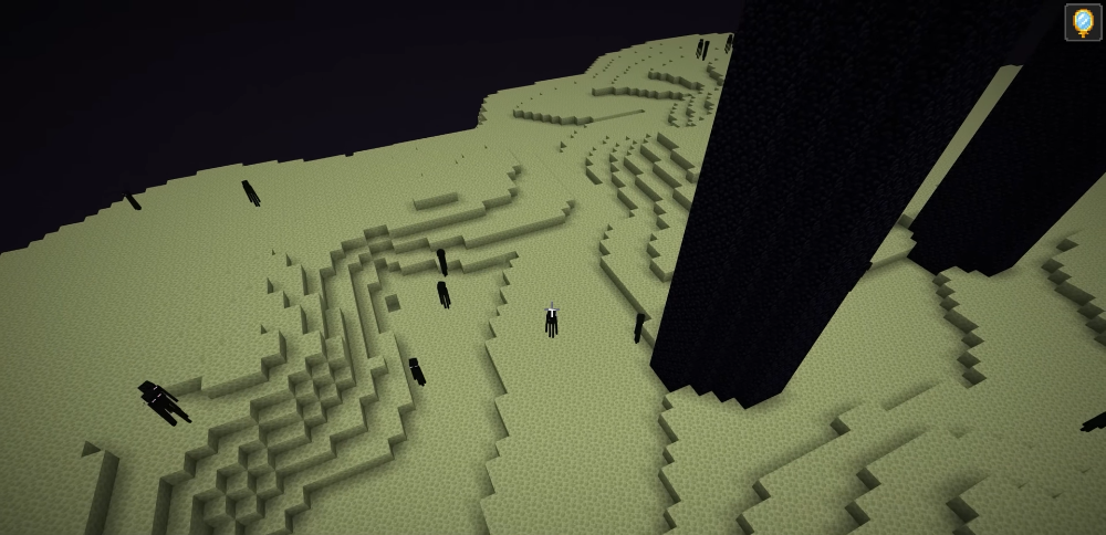 Testing Invisibility on an Enderman in Minecraft!