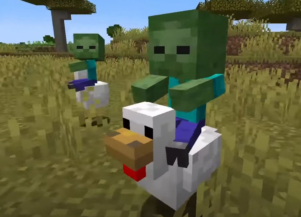 Minecraft : Bedrock Edition offre aux joueurs un costume gonflable de poulet gratuit pour les fêtes