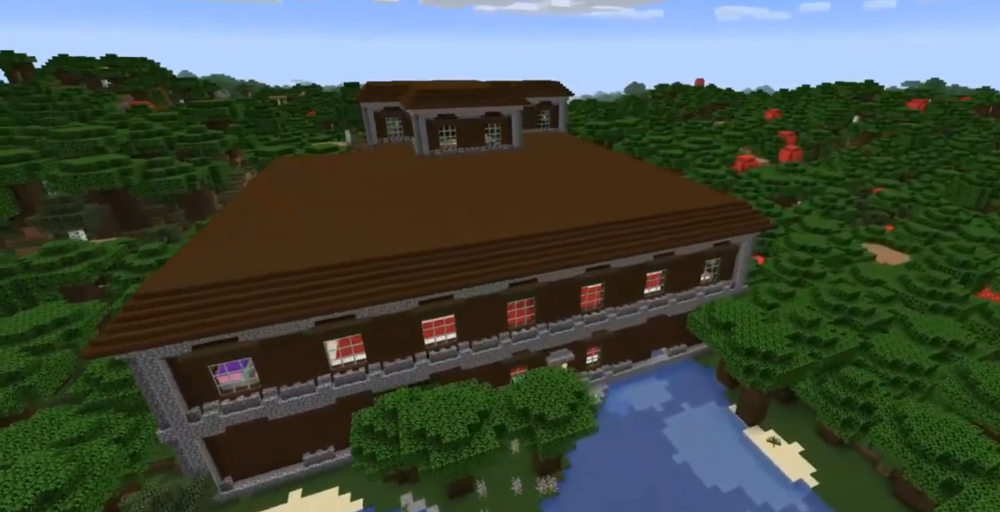 Secretos del Bosque Oscuro: Sótanos ocultos de redstone en las mansiones del bosque de Minecraft