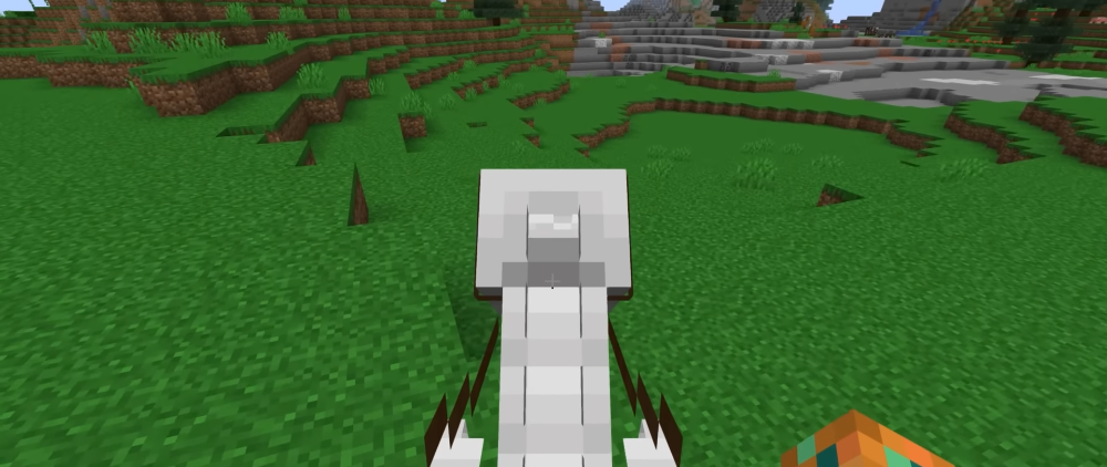 O que acontece se um raio atingir um cavalo esquelético? no Minecraft