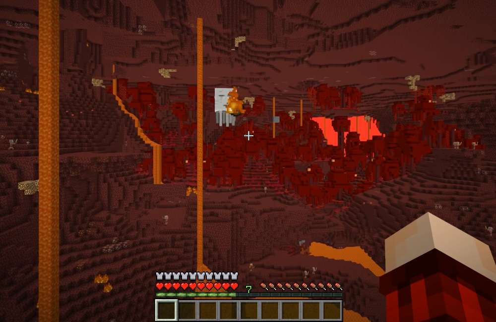 Что будет, если Гаст встретит «Шипы»? в Minecraft