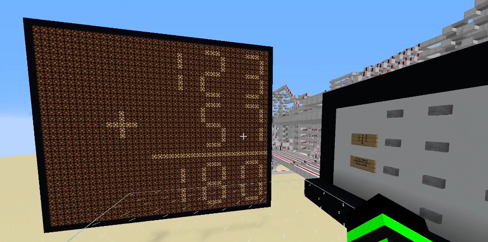 Gigantesca Calcolatrice Funzionante: Il Trionfo dell'Ingegneria in Minecraft