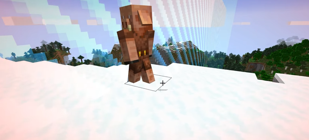 Gold rush or invisible wall? In Minecraft