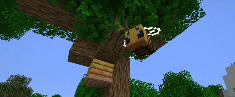 Abejas invertidas — algo fuera de serie en Minecraft