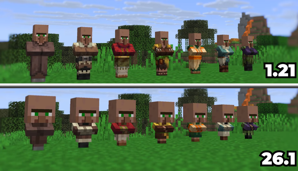 Görünüm Devrimi: Snapshot 7 Minecraft 26.1'de Köylüleri Nasıl Değiştiriyor?