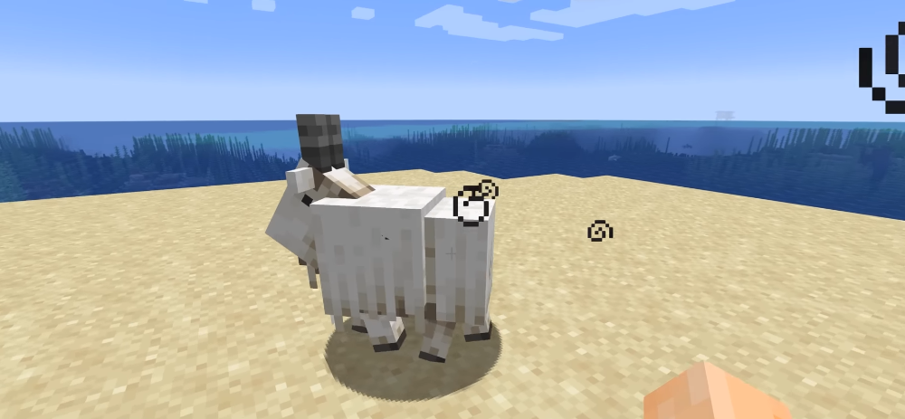 E se “cegarmos” uma cabra no Minecraft?