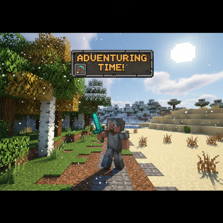 Wyzwanie dla prawdziwych odkrywców: jak zdobyć osiągnięcie «Czas przygody» w Minecraft