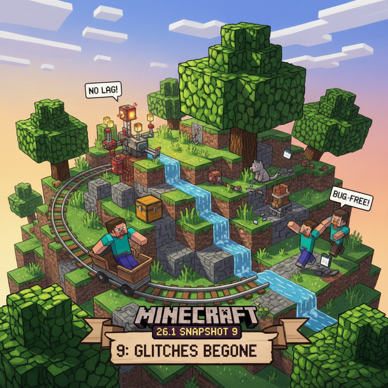 Minecraft 26.1 Snapshot 9: 중요한 수정 사항