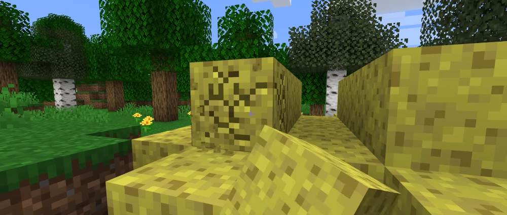 The Great Battle: Dry Sponge vs. Cauldron in Minecraft