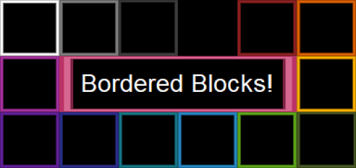 Cor do contorno dos blocos