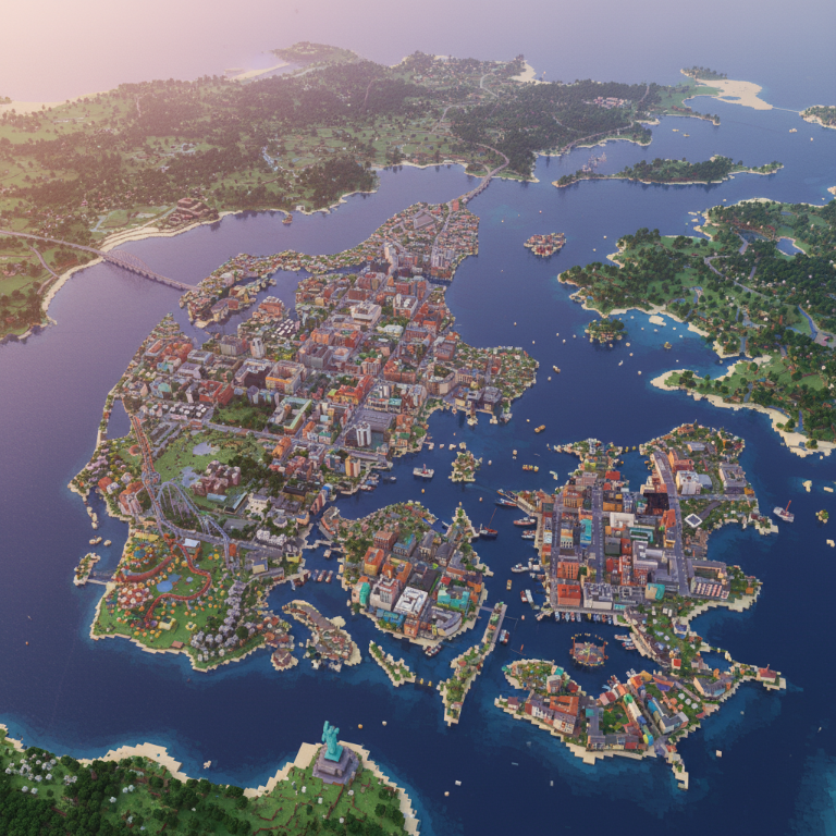 1:1 Ölçekli Danimarka: Tüm bir ülke Minecraft'a nasıl ve neden taşındı?