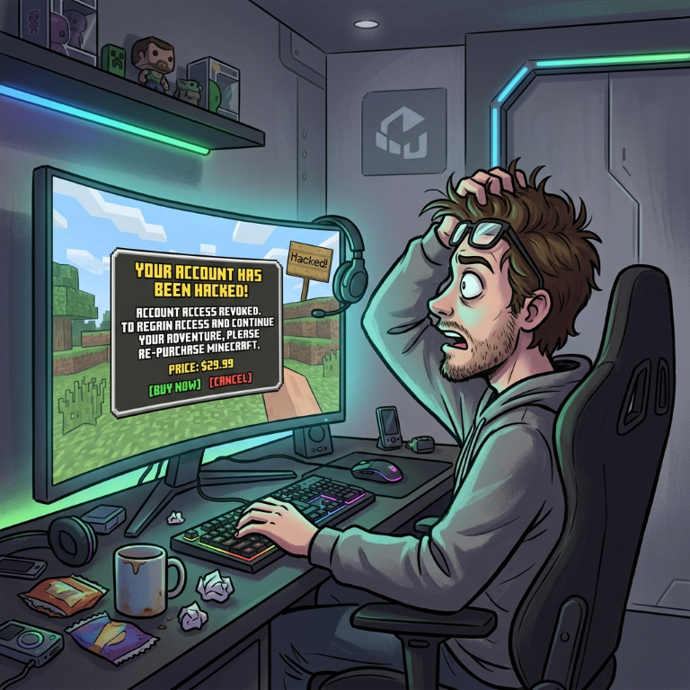 Hesabın çalındıysa yeniden satın al: Microsoft bir Minecraft hayranına böyle «yardım etti»