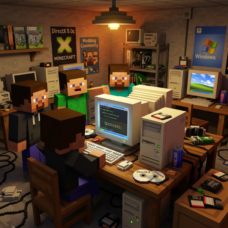 Билет в кубическое прошлое Minecraft