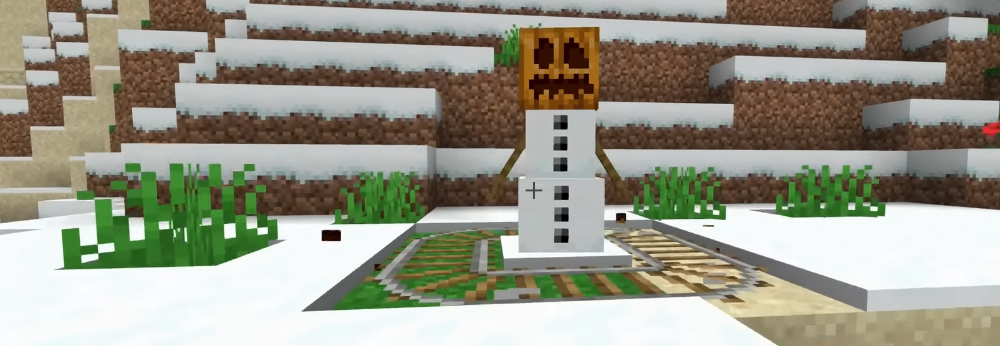Minecraft의 눈사람과 저주받은 호박