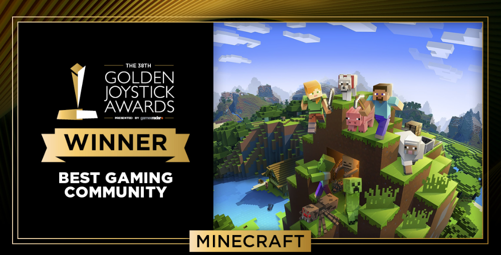 Minecraft et les Golden Joystick Awards 2025 : Une légende intemporelle