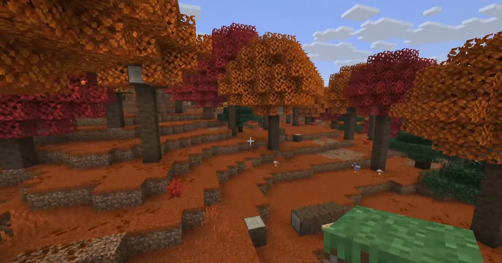 Snapshot 26.3 para Minecraft: «Bosque moteado», álamos y campamentos abandonados
