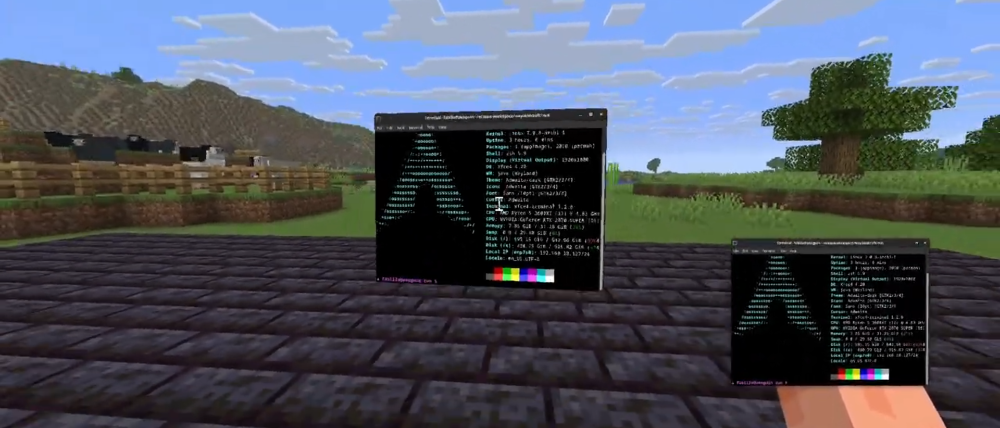 Linux среди криперов: как превратить Minecraft в полноценный рабочий стол