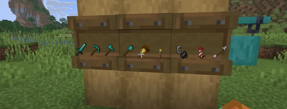 Comment j'ai transformé une simple étagère en chef-d'œuvre Minecraft