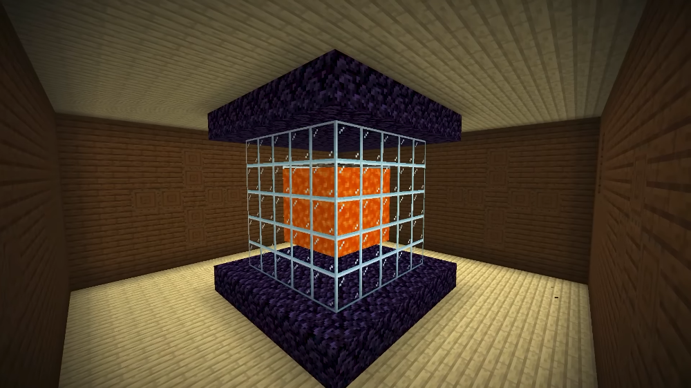 Minecraft orman malikanesindeki gizli lav odası