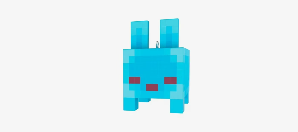 Niebieski mob Blab z czerwonymi oczami poszerzy bestiariusz uniwersum Minecrafta