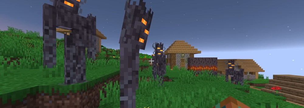 ¿Quién parpadea primero? Dos contra un mob en Minecraft