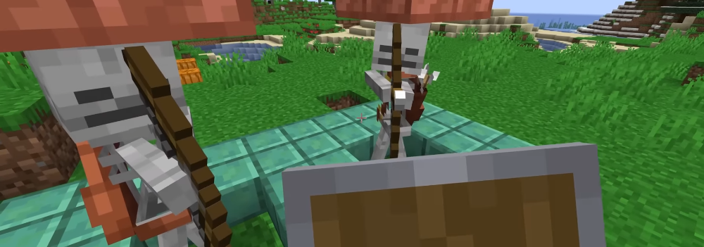 Minecraft 라이브 스켈레톤 난투