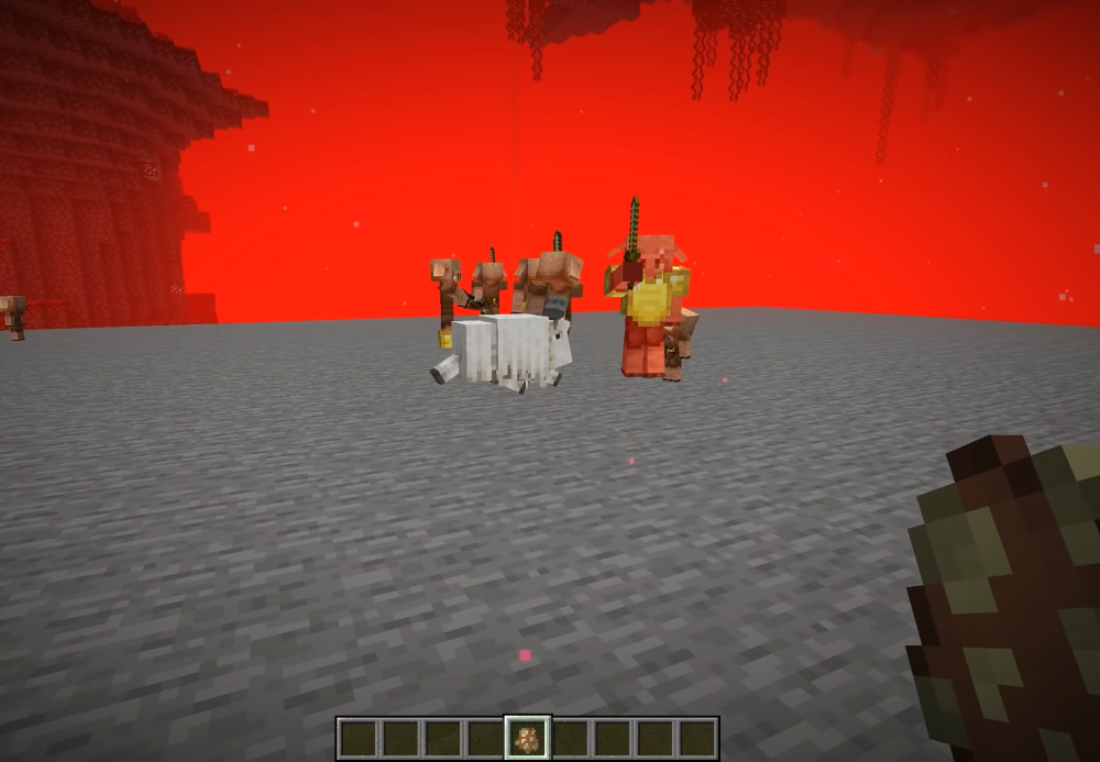 Kiedy koza spotyka piglina: kto wygra? W Minecraft