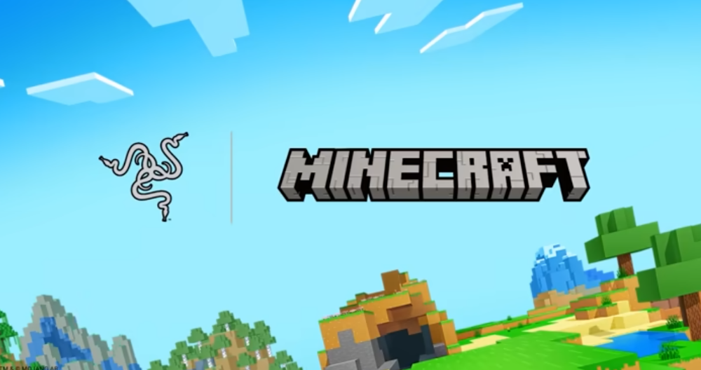 Collaboration Razer et Minecraft : un regard