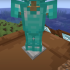 Ghast heureux et porte‑armure : podium volant dans Minecraft