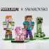 Minecraft x Swarovski: Quando o mundo cúbico ganha um brilho joalheiro