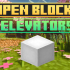 Lift with open blocks