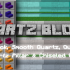 Colored quartz blocks