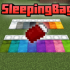 Multicolored sleeping bags