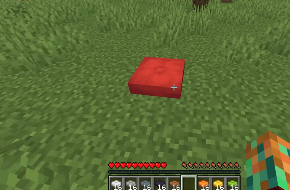 Cushion in Minecraft: sit down and be surprised
