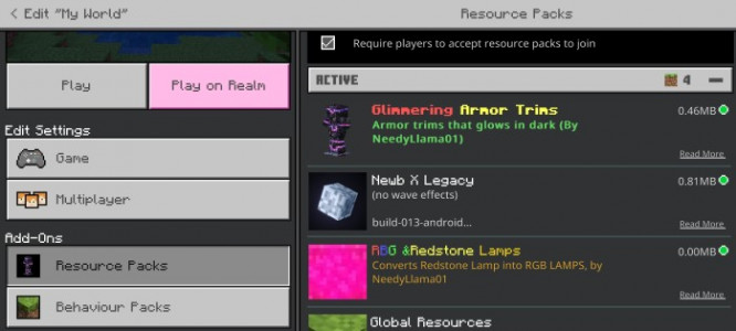 Aydınlatılmış zırh modelleri