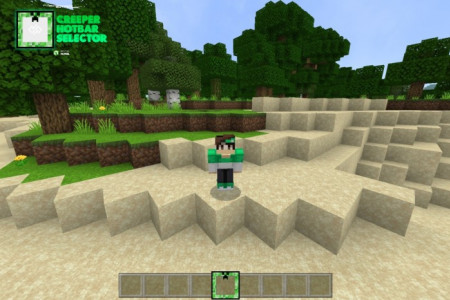 Bir Creeper şeklinde çerçeve