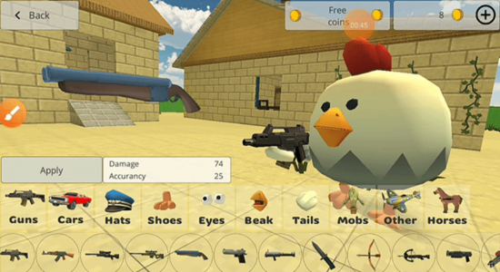 COMO GANHAR DINHEIRO NO CHICKEN GUN NEW UPDATE PRIVATE SERVER