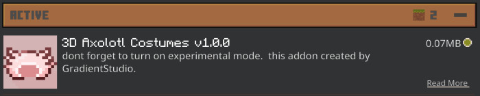 3D Axolotl Kostümleri