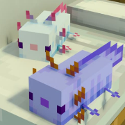 Textures Plush axolotls in bedding for Minecraft - Download | Addons