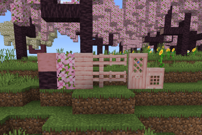 Bioma Minecraft Cherry Blossom (bioma De Flores De Cerejeira