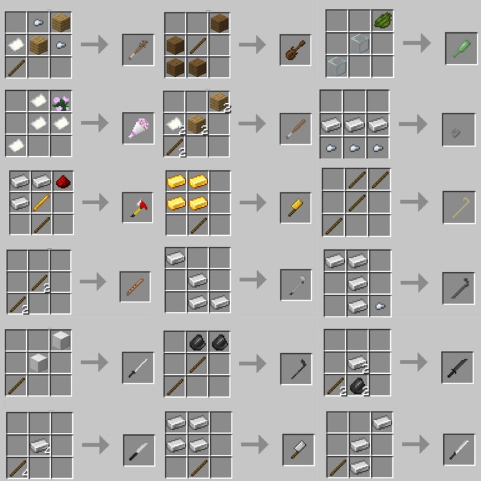 Mod Anastasia Weapons (1.20) for Minecraft - Download | Addons