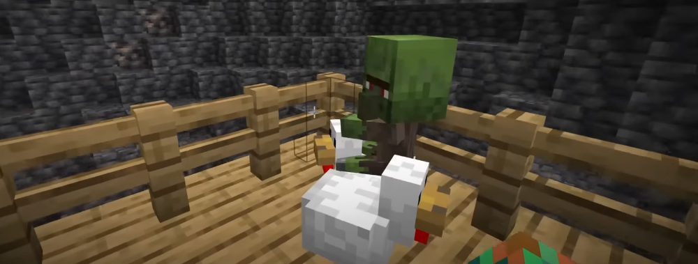 소개합니다: 치킨 카우보이! Minecraft에서