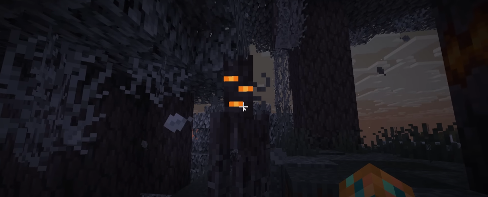 Puis-je garder le Garde en joue même dans le noir total ? Dans Minecraft
