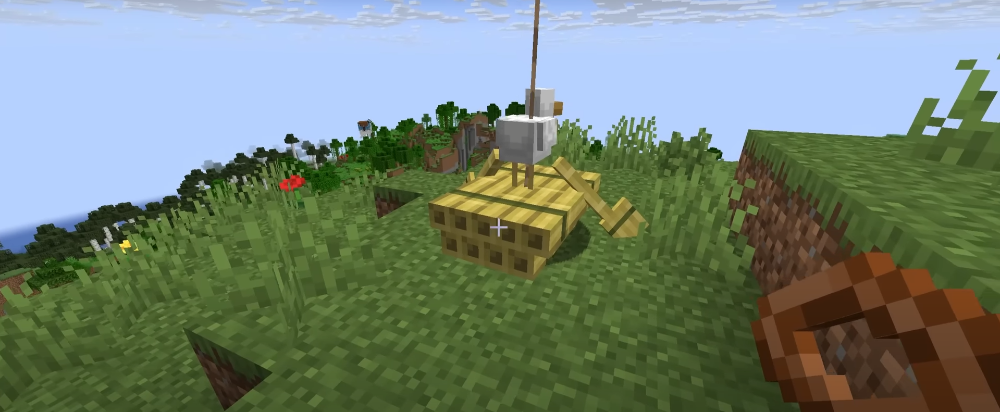 The “Grumm” tag in action: what physics says in Minecraft