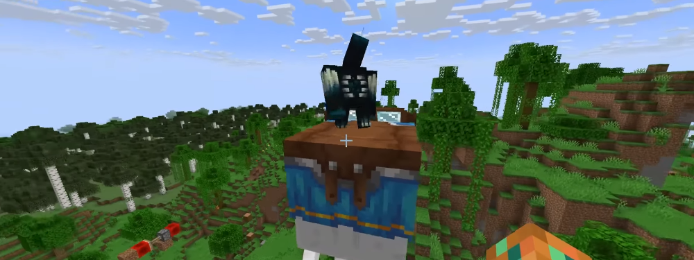 Warden contre le Ghast Heureux : qui fera tomber l’autre ? Dans Minecraft