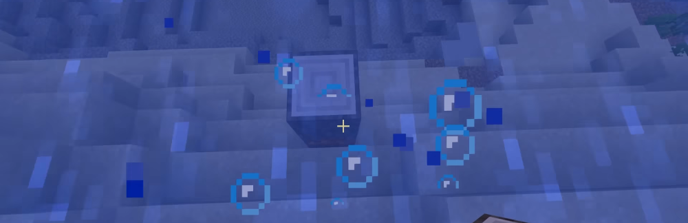 Aventures sous-marines : Cœur grinçant, grincheur et surprise goudronnée dans Minecraft