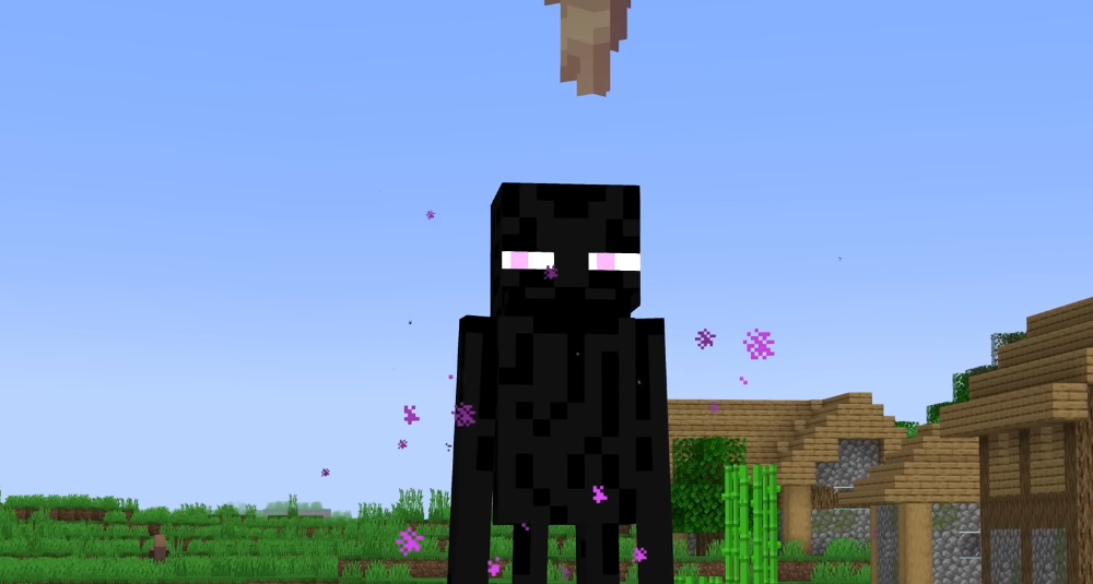 드리퍼 vs 엔더맨! Minecraft에서